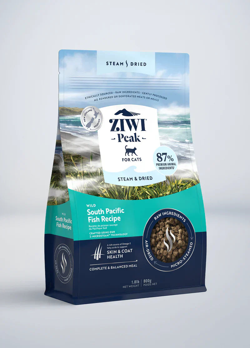 ZIWI - Steam & Dried Wild South Pacific Fish Recipe Cat Food 800G image 0