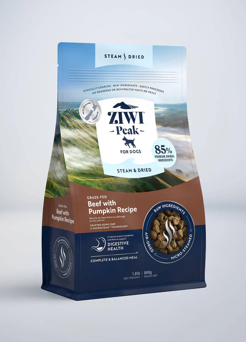 ZIWI - Steam & Dried Beef with Pumpkin Recipe Dog Food 3.2kg image 0