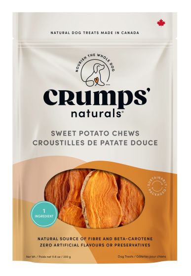 Crumps’ Naturals - Sweet Potato Chews Dog Treats 330g