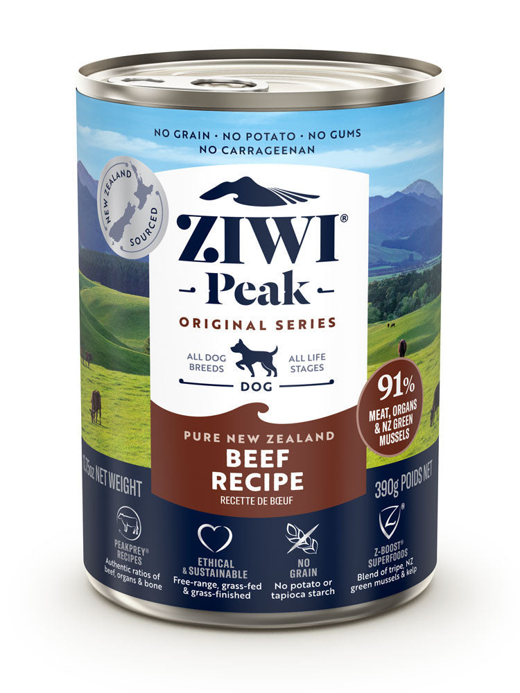 Ziwi - Beef Recipe Dog Canned Food (390g) image 0