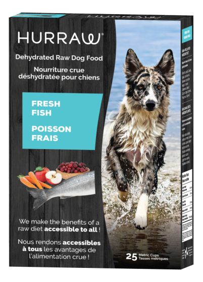 Hurraw - Fish Dehydrated Raw Dog Food 25 metric cups