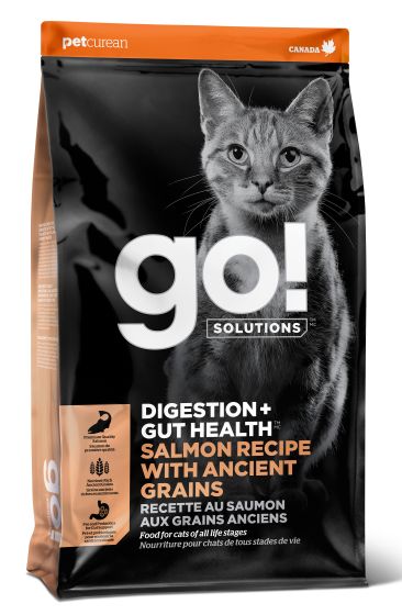 Go! Solutions - Digestion + Gut Health Salmon Recipe With Ancient Grain Cat Food 3lb