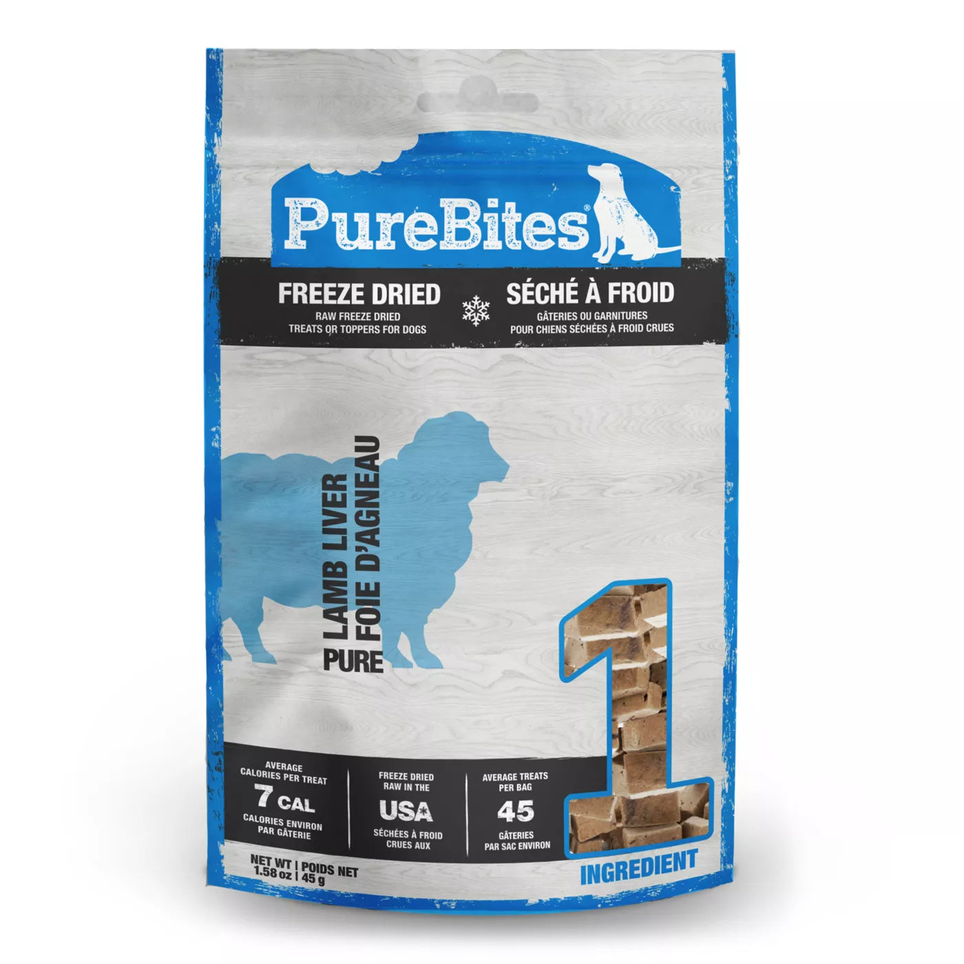 Purebites Dog - Freeze Dried Lamb Liver 45G