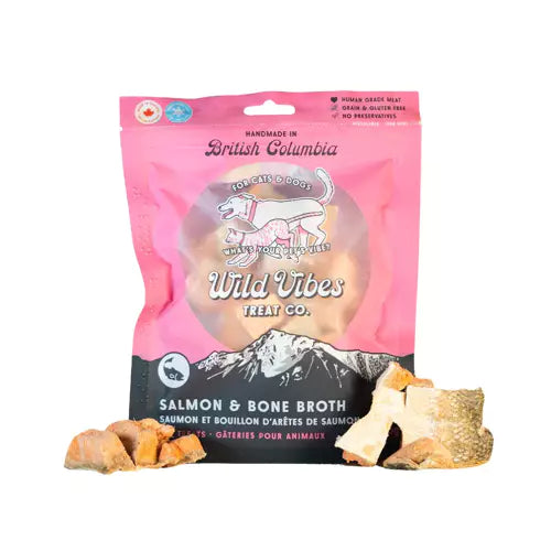 Wild Vibes - Salmon & Bone Broth Treats 75g