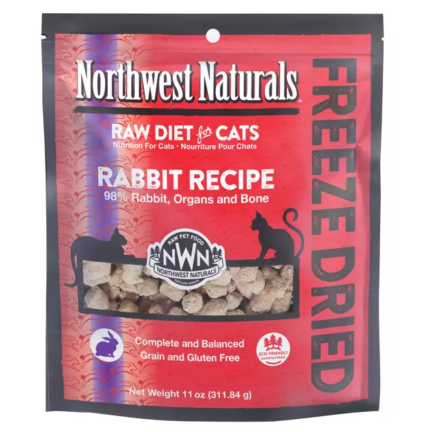 NWN Cat - Freeze-Dried Rabbit Food 11oz image 0