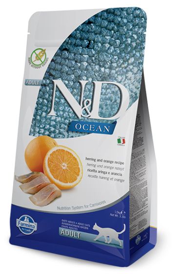 Farmina N&D Ocean - Herring & Orange Cat Food 5kg