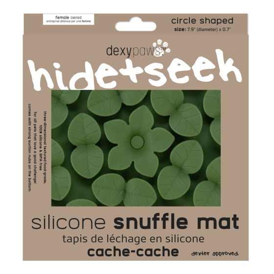 Dexypaws - Army Green Circle Enrichment Snuffle Mat