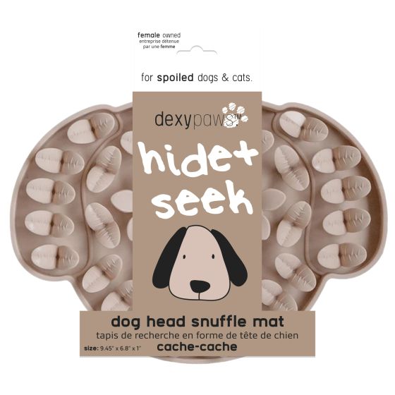 Dexypaws - Nude Dog Head Enrichment Snuffle Mat