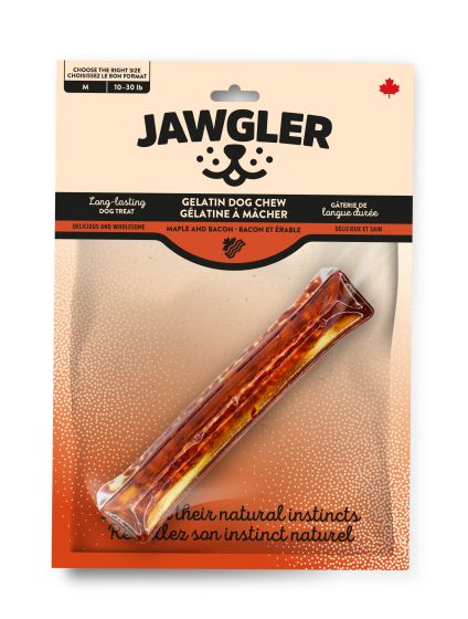 Jawgler - Bacon/Maple Gelatin Dog Chew Medium
