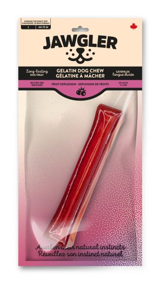 Jawgler - Fruit Explosion Gelatin Dog Chew Large