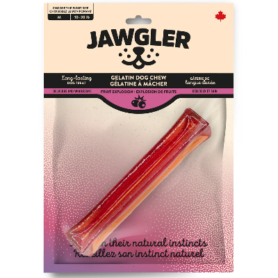 Jawgler - Fruit Explosion Gelatin Dog Chew Medium