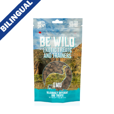 This & That® Be Wild™ Exotic Treats and Trainers Emu Soft & Chewy Dog Treat 150g