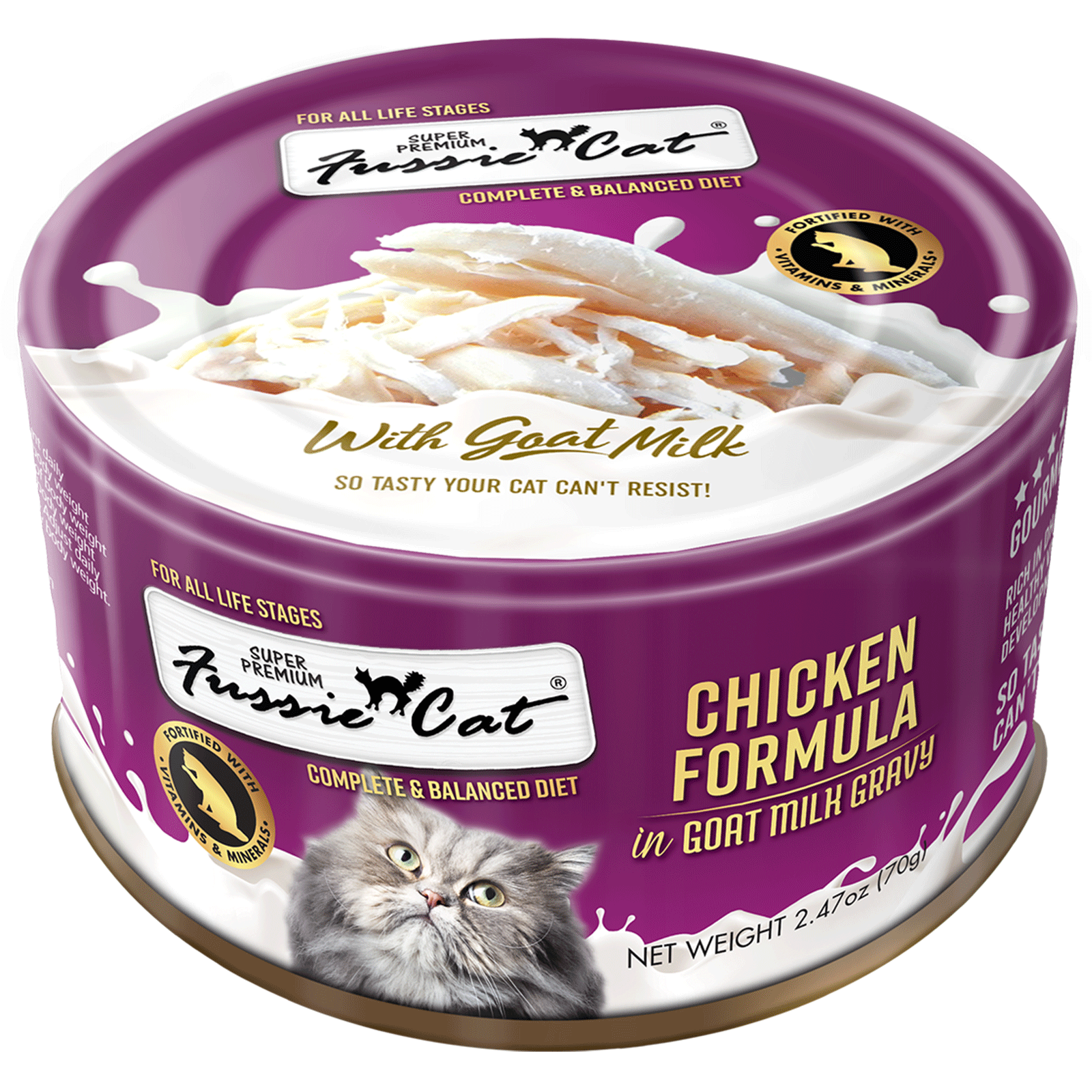 Fussie Cat - Chicken in goat milk 70g image 0
