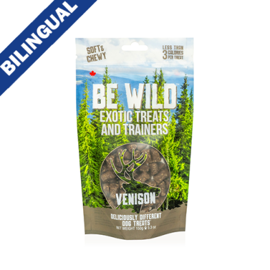 This & That® Be Wild™ Exotic Treats and Trainers Venison Soft & Chewy Dog Treat 150g