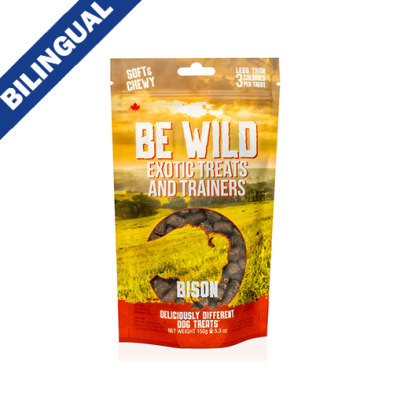This & That® Be Wild™ Exotic Treats and Trainers Bison Soft & Chewy Dog Treat 150g
