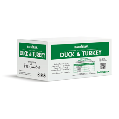 Back2Raw - Basics Duck & Turkey Blend Frozen Dog Food 12lb