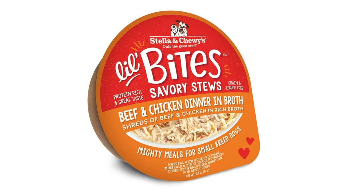 Stella & Chewy's Lil Bites Savory Stews Small Breed Adult Wet Dog Food