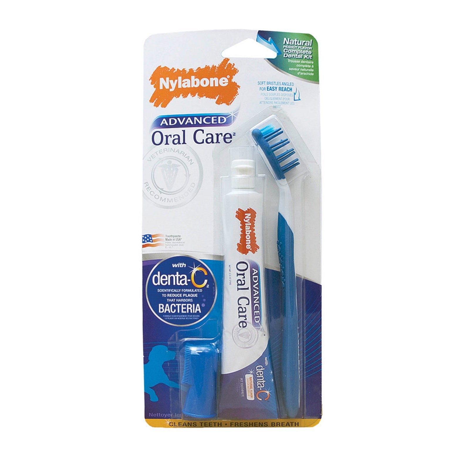 Nylabone Advanced Oral Care Dog Dental Kit image 0