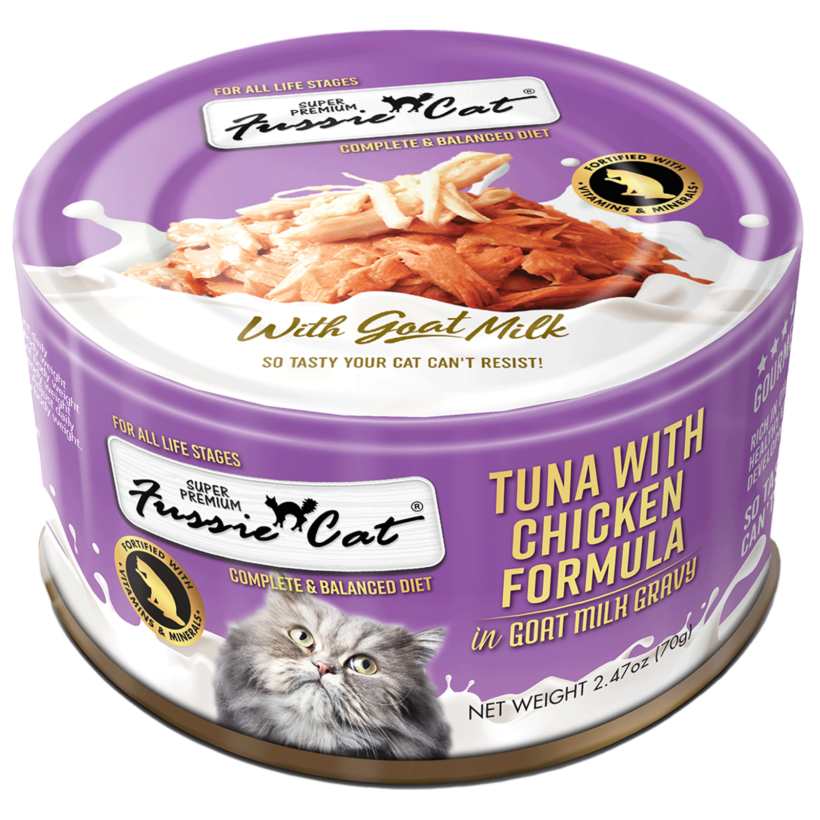 Fussie Cat - Tuna/Chicken in Goat Milk 70g image 0