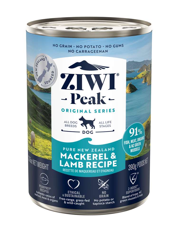 Ziwi - Mackerel & Lamb Recipe Dog Canned Food (390g) image 0