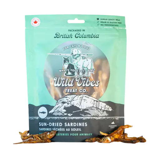 Wild Vibes - Sun Dried Sardines Treats 108g
