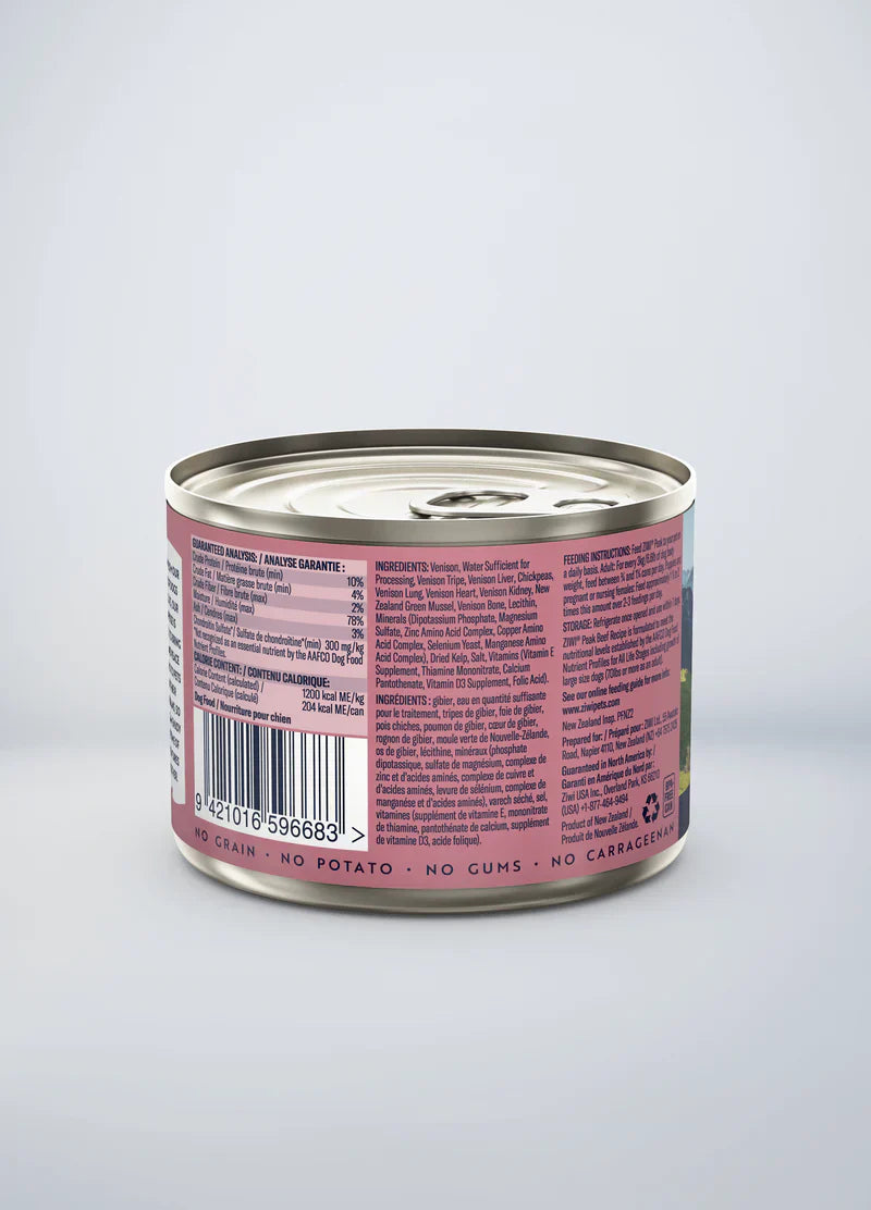 Ziwi - Venison Recipe Dog Canned Food (170g) image 1