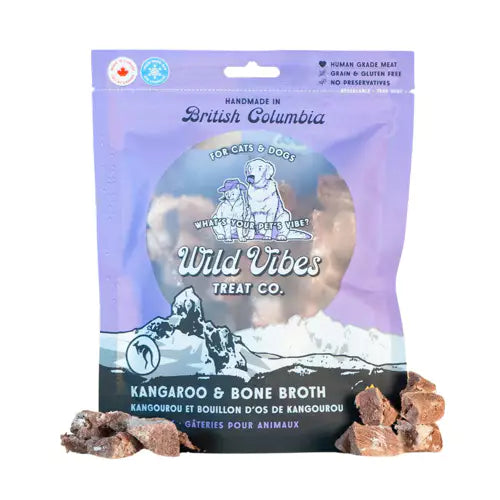 Wild Vibes - Kangaroo & Bone Broth Treats 58g
