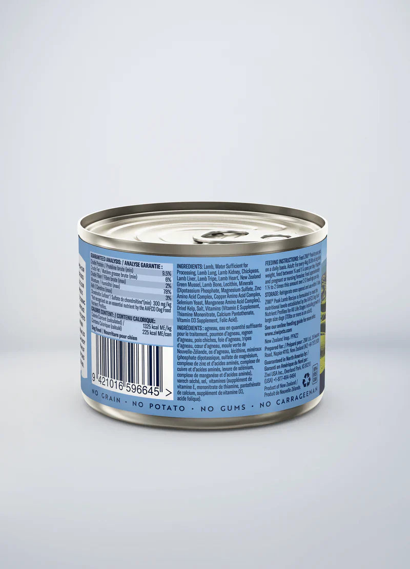 Ziwi - Lamb Recipe Dog Canned Food (170g) image 1