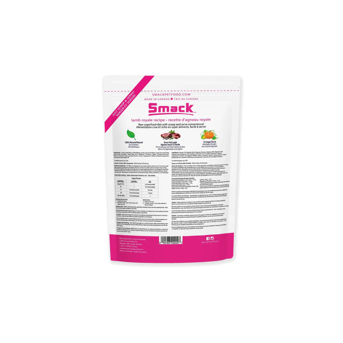 Smack - Lamb Royale For Cats 250g