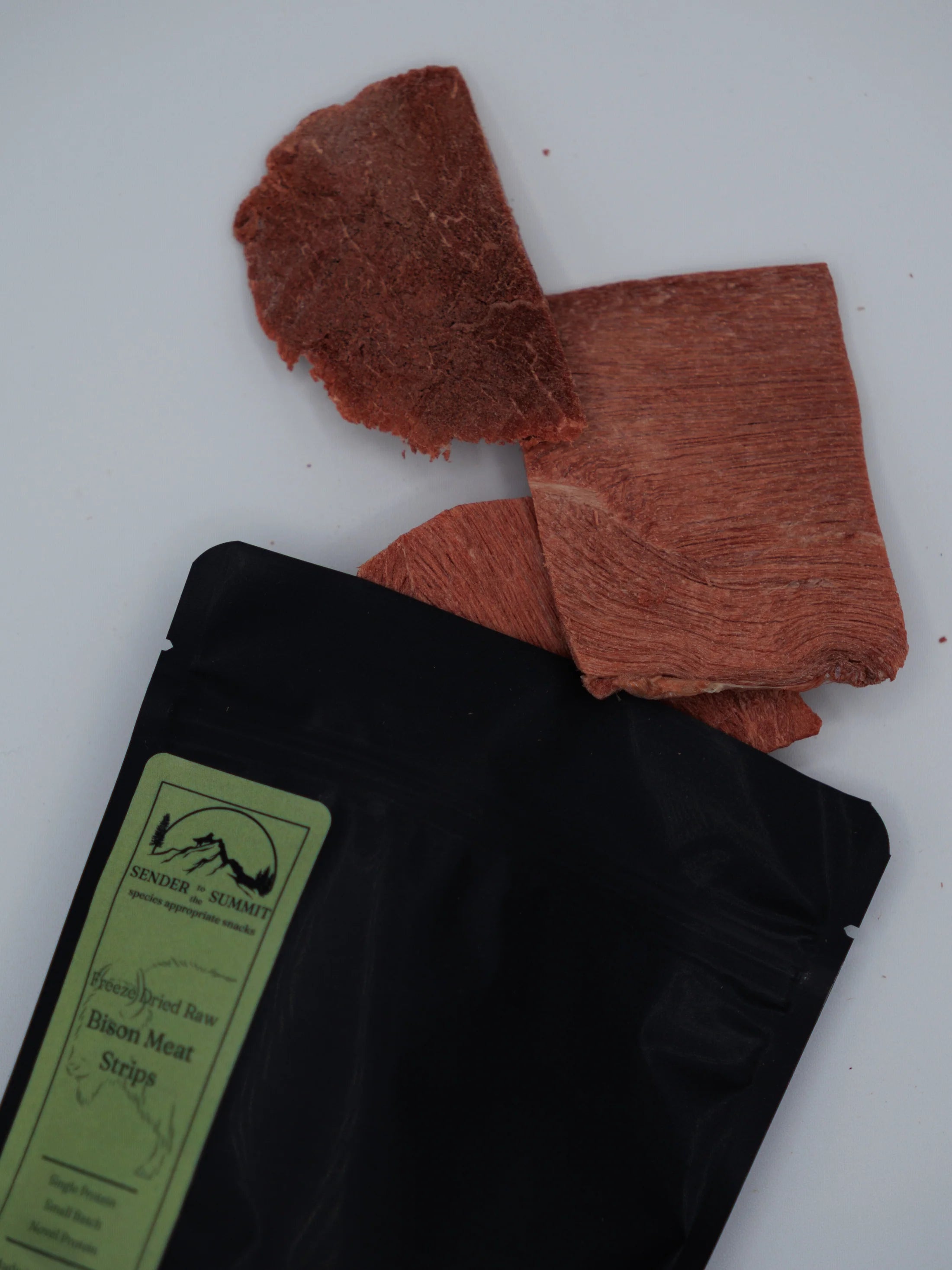 Sender to the Summit - Freeze Dried Bison Meat Strips 43g